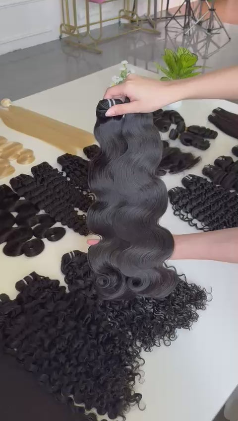Virgin Human Hair Bundles 1CT